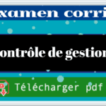 examen de controle de gestion s6 pdf