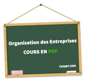 COURS ORGANISATION DES ENTREPRISES