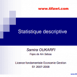 Statestiques descriptives