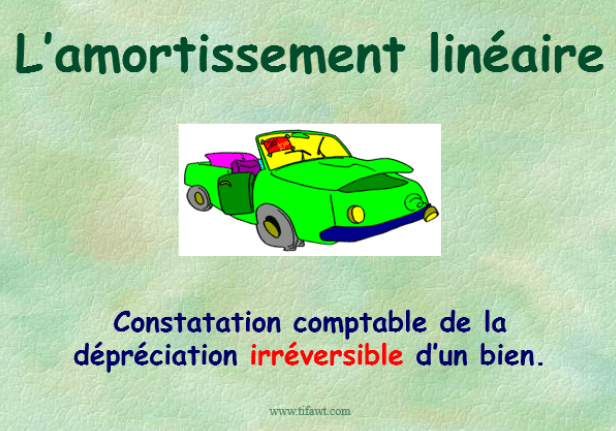 amortissement linéaire