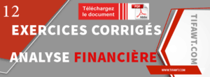 exercices analyse financière en pdf