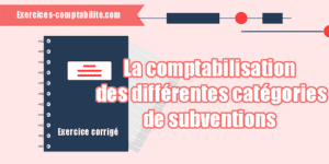 Soutien comptabilité subventions.