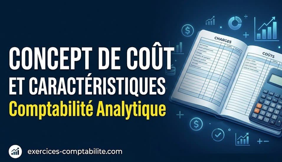 Concept de coût et comptabilité analytique pour la gestion financière.