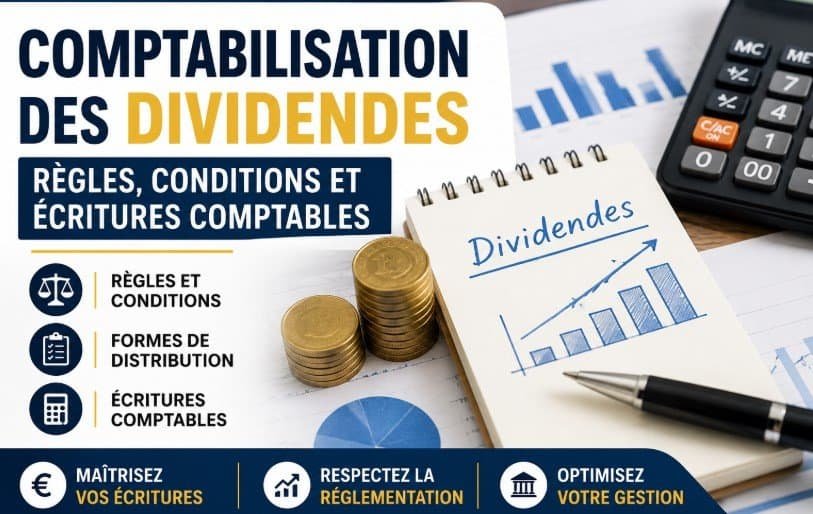 Guide sur la gestion des dividendes, règles et écritures comptables essentielles.