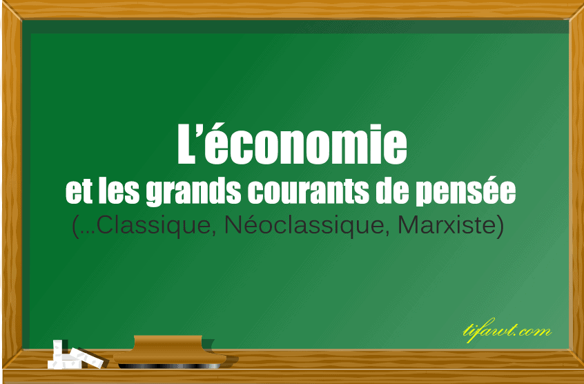 L’économie et les grands courants de pensée (Classique, Néoclassique, Marxiste...)