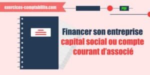Financer son entreprise : capital social ou compte courant d’associé ?