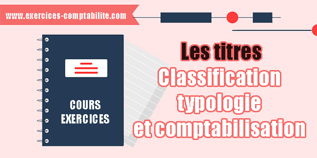 les titres comptabilisation