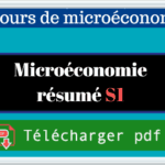 microeconomie resume S1 pdf