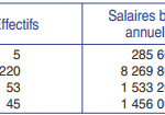 la masse salariale