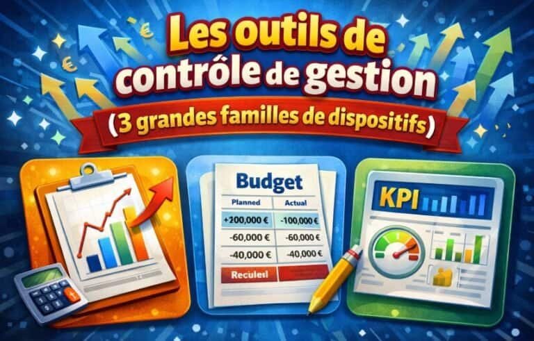Outils de contrôle de gestion : budget, KPI, et tableaux pour optimiser la performance.