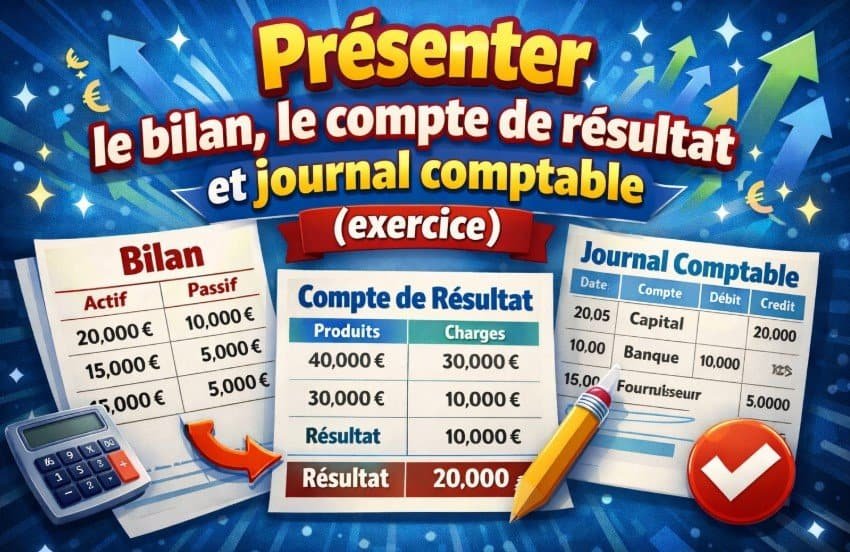 presenter le bilan et compte de resultat