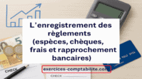 enregistrement des reglements en espece cheque...