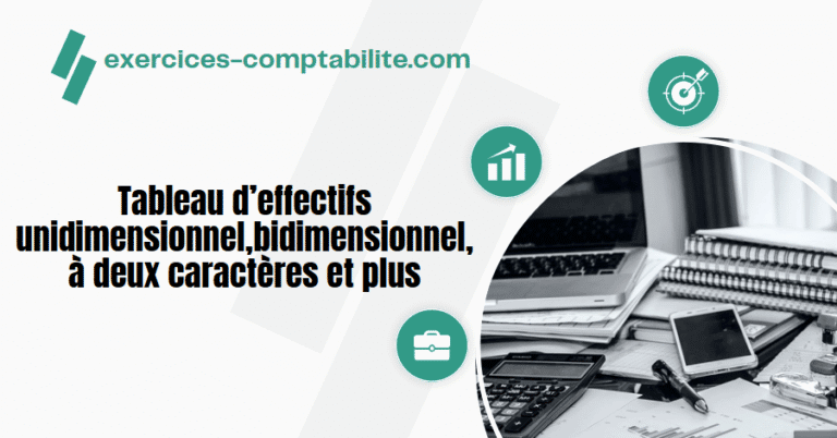 exercices tableaux bidimentiooel