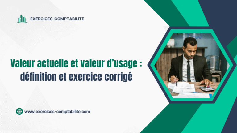 valeur actuelle et valeur d'usage